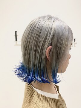 リアン バイ ヘアー(Lien by hair) ホワイト裾カラー♪