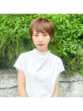 ラナ 渋谷(Lana) 【Gigi渋谷】韓国風前髪も大人かわいいショートボブ◎