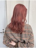 ピンクカラー／ブリーチあり／イルミナカラー