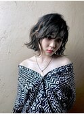 ウェーブ×ボブ