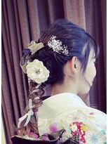 ヘアメイク カン プラスエフ(HAIR MAKE KANN+f)&nbsp;編みおろしヘアアレンジ