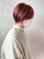 ニコリ(nicoli)&nbsp;【nicoli】オレンジピンク×ショート