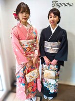 タグマル&nbsp;ご親族様の結婚式に親子で着付けヘアセット☆