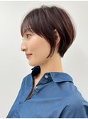 【長谷川】シースルーバングショート