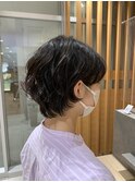 可愛いショートパーマ【apish長谷川祐三】