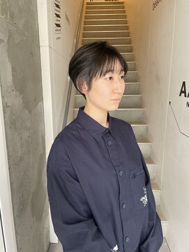 アイリー 名古屋(A/LEE) ショート／インナーカラー／グレージュ