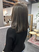 アルコイリスバイドールヘアー(ARCOIRIS by Dollhair)&nbsp;オリーブベージュ/くすみカラー/レイヤー/顔周りカット/髪質改善