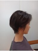 癖毛を活かしたショート