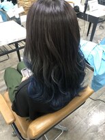 プライズ アイリス 池袋東口店(prize Iris)&nbsp;グラデーションカラー/ブルー/ネイビーブルー池袋