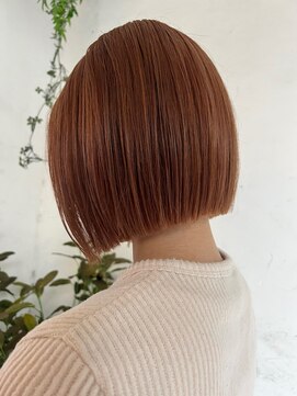 トレヘアー(tRe hair) 斜めバング ベージュ トリートメント