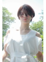 アトリエコア(Atelier Coa)&nbsp;20代30代40代ひし形大人かわいい小顔ラベンダーアッシュショート