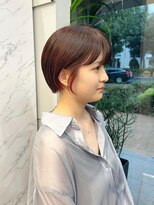 クリアーオブヘアー 一社店(clear OF HAIR)&nbsp;カシスブラウン×イヤリングカラー