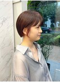 カシスブラウン×イヤリングカラー