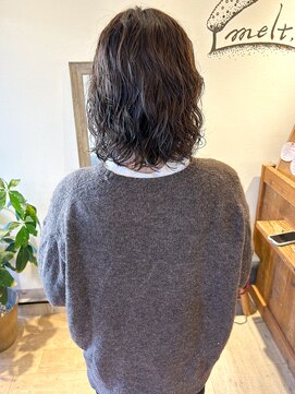 メルト 吉祥寺(melt) *高塚*大人切りっぱなしボブパーマくせ毛風パーマ20代30代