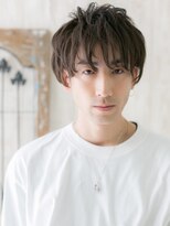 モッズヘアメン 札幌月寒店(mod's hair men)&nbsp;前髪パーマで優し気ナチュラル束感ウェットスタイルn札幌月寒