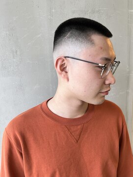 フランクスバーバーリザーブ 人形町店(FRANK’S BARBER RESERVE) ボウズスキンフェード　y