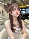 顔まわり　レイヤーカット　韓国　ハイレイヤー　haruhi