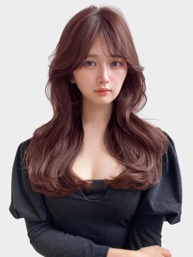 ユーフォリア 新宿通り(Euphoria) 韓国風くびれヘア10代20代30代ブリーチなしカシスブラウン