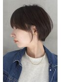 夏レイヤーカットウェットヘアオリーブベージュニュアンスパーマ