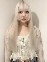 ペレ 梅田(PELE) 前髪/アンブレラカラー/こなれミディ/イメチェン/ウェーブパーマ