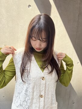 ゼンコー キチジョウジ(ZENKO KICHIJOJI) ロングヘア×顔まわりレイヤー