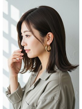 アントワープトーキョー(antwerp TOKYO) 髪質改善ニュアンスカラーツヤ髪スタイルセンターパート