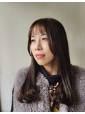 オリーブブラウンロング
