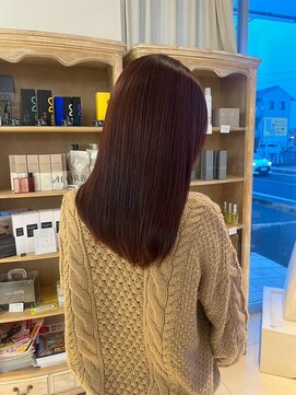 オブジェ シエル(obje't ciel) 【obje't ciel】チョコレートブラウン/丸みロング【佐藤早希】