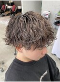 熊本メンズパーマ 波巻き ツイスパ マッシュ MEN'S HAIR