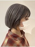 〔mist：Yoshimi〕ダブルカラー/グレージュ/グレーアッシュ #260