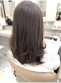 たっぷりレイヤースタイル◎ミルクティーブラウン