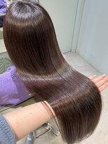 アウラ 近鉄八尾駅前店(Aura)&nbsp;艶カラー×髪質改善UPTOGLOSS   近鉄八尾