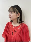 【湯田】インナーカラーボブ