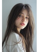 ルアナ(Luana)&nbsp;透明感グレージュカラーストレートスタイル