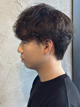 ニアウ 高崎店(Niau) シャドウパーマメンズパーマメンズマッシュナチュラルパーマ高崎