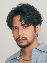 フィフスパーク(fifth PARK) 渋谷フェザーパーマフェザーショートセンターパートメンズパーマ