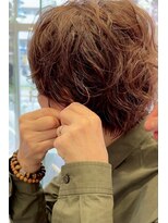 アース 大曽根店(HAIR&MAKE EARTH)&nbsp;earthショートレイヤーボブミルクティー丸みショートボブ