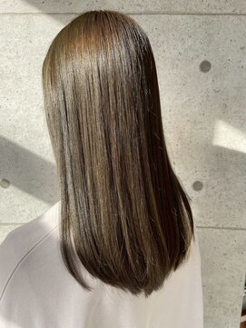 ルページ 千葉(lpage) 髪質改善/顔周りレイヤーカット/グレージュ[千葉/千葉駅]