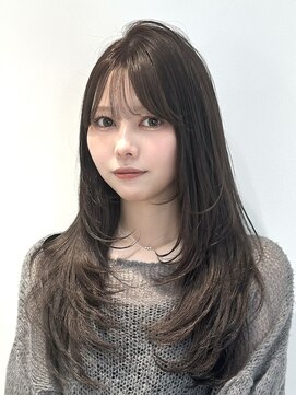 テクネ 天神大名(techne) 天神大名今泉ロングレイヤー韓国風くびれ巻き髪小顔透明感ヘア