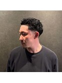 バックパーマスタイル