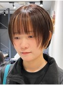 顔周りレイヤーフェイスレイヤーコンパクトショート