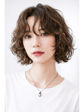 ラレイ ハラジュク(Lalei harajuku) 原宿ボブパーマショートボブレイヤーボブスパイラルパーマ20代