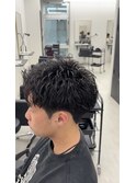 スパイキーショート 本厚木美容室 メンズパーマ