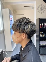 ミチオノザワヘアサロンギンザ 静岡店(Michio Nozawa HAIR SALON Ginza) 抜きっぱなしコントラストメッシュ/30代40代50代