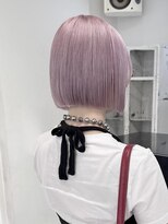 ココ 本八幡(KOKO)&nbsp;クールショート前髪イメチェンピンクベージュアンブレラカラー