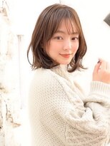 アグ ヘアー イコール 新小岩店(Agu hair equal) 《Agu hair》ラテカラー×女っぽふんわりボブ