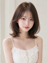 ユーフォリア 新宿店(Euphoria)&nbsp;ダウンパーマスペインカールコンマヘアアップバングウルフ束感◎