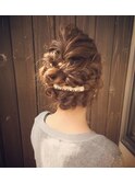 お呼ばれヘアーセット