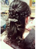 【echelle】ヘアセット