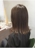 ツヤ感アップ切りっぱなし風ボブ